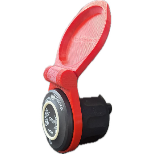FELL Marine MOB+ Hub Cover - Flip Top - Red - US Boating Marine Supplies