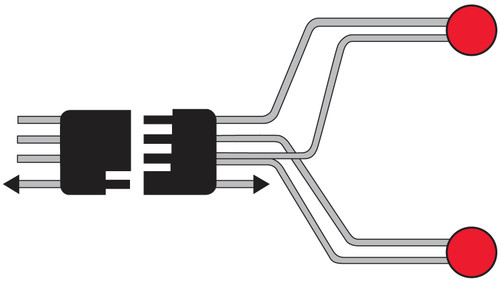 Anderson V5425Y Split Trailer Harness Kit; complete kit - US Boating Marine Supplies
