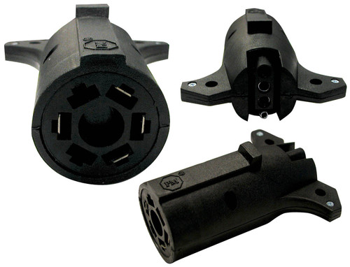 Anderson E5414 7- to 4-Way Harness Adapter; 3 1/2″ length - US Boating Marine Supplies