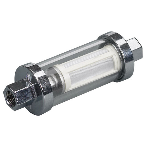 Moeller 20 Micron Universal Clear View In-line SeeThru Fuel Filter - US Boating Marine Supplies