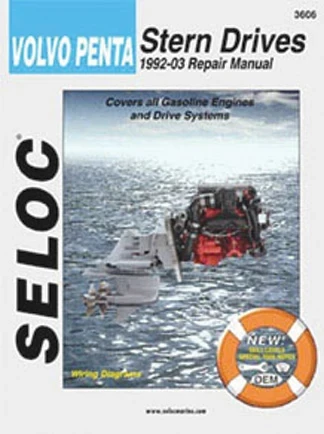 Seloc Volvo Penta Stern Drive Repair Manual for 1992 - 2003 - US Boating Marine Supplies