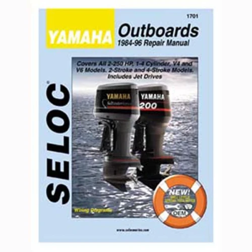 Seloc Yamaha Outboard Repair Manual for 1984 - 1996 - US Boating Marine Supplies