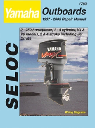 Seloc Yamaha Outboard Repair Manual for 1997 - 2009 - US Boating Marine Supplies