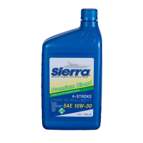 SIERRA 10W30 4 STROKE Outboard OIL Quart - US Boating Marine Supplies