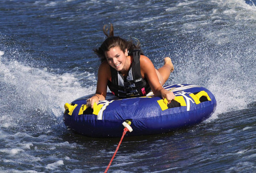 Airhead Strike 1 Rider Towable Tube for Boating - US Boating Marine Supplies