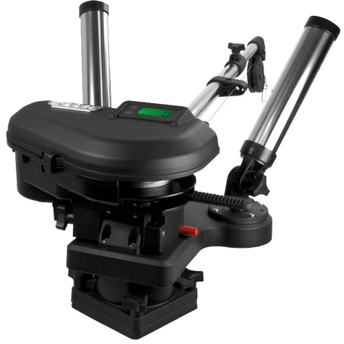 Scotty 2116 HP Depthpower Electric Downrigger 60" SS Telescoping Boom w/Swivel Base - Dual Rod Holder - US Boating Marine Supplies