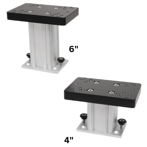 Cannon Aluminum Fixed Base Downrigger Pedestal ( Available Size 6" & 4")