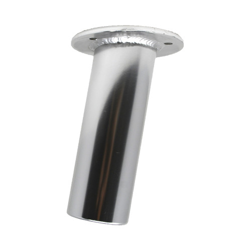 TACO Flush Mount Rod Holder 10° - Deluxe Anodized Finish - US Boating Marine Supplies