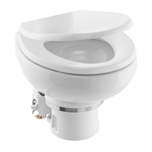 Dometic MasterFlush MF 7120 - White - Electric Macerating Toilet w/Orbit Base & Slow Close Seat - Freshwater - 12V - US Boating Marine Supplies