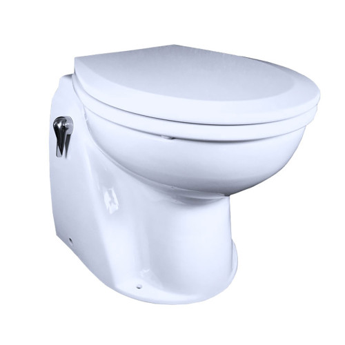 Raritan Atlantes Freedom® w/Vortex-Vac - Household Style - White - Remote Intake Pump - Smart Toilet Control - 12v - US Boating Marine Supplies