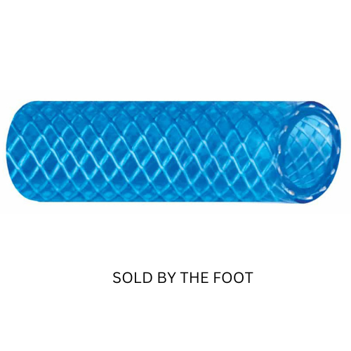 Trident Marine 3/4" Reinforced PVC (FDA) Cold Water Feed Line Hose - Drinking Water Safe - Translucent Blue - Sold by the Foot