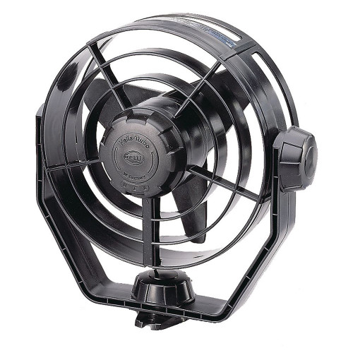 Hella Marine 2-Speed Turbo Fan - 12V - Black - US Boating Marine Supplies