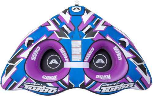 Airhead Turbo Blast 2 Towable Tube For Boating-2 Rider - US Boating Marine Supplies