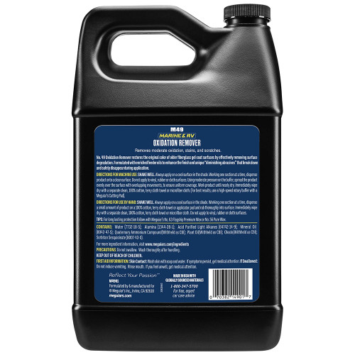 Meguiar's #49 Mirror Glaze HD Oxidation Remover - 1 Gallon