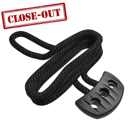Snubber PULL w/Rope - Black