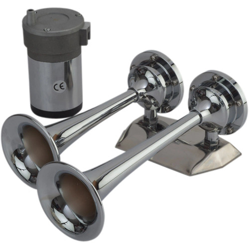Sea-Dog MaxBlast Air Horn - Mini Dual Trumpet - US Boating Marine Supplies