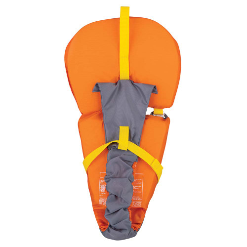 Full Throttle Baby-Safe Vest - Infant to 30lbs - Orange/Grey - US Boating Marine Supplies