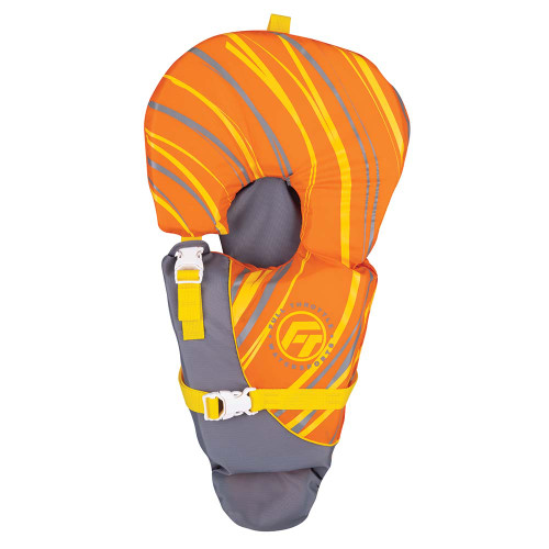 Full Throttle Baby-Safe Vest - Infant to 30lbs - Orange/Grey - US Boating Marine Supplies