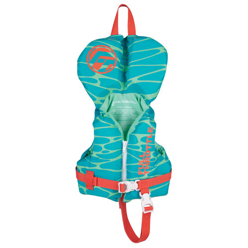 Full Throttle Infant Nylon Life Jacket - Aqua - US Boating Marine Supplies
