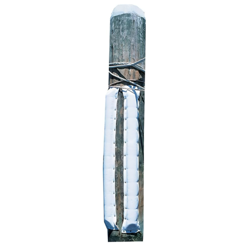 Taylor Made Perimeter™ Small Double Dock & Post Bumper, White (5-1/2"W x 1-1/4" D x 4'L)