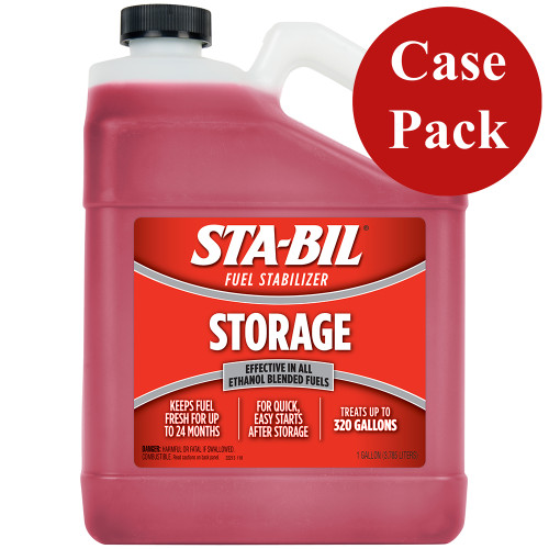 STA-BIL Fuel Stabilizer - 1 Gallon CASE OF 4 - US Boating Marine Supplies