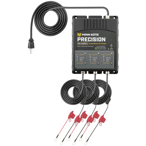Minn Kota On-Board Precision Charger MK-330 PCL 3 Bank x 10 AMP LI Optimized Charger - US Boating Marine Supplies