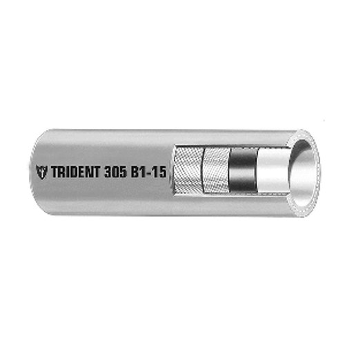 TRIDENT MARINE  5/16" Barrier Lined B1-15 EPA Compliant Outboard Fuel Line Hose - Gray - Sold by the Foot