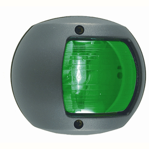 Perko LED Side Light - Green - 12V - Black Plastic Housing - US Boating Marine Supplies
