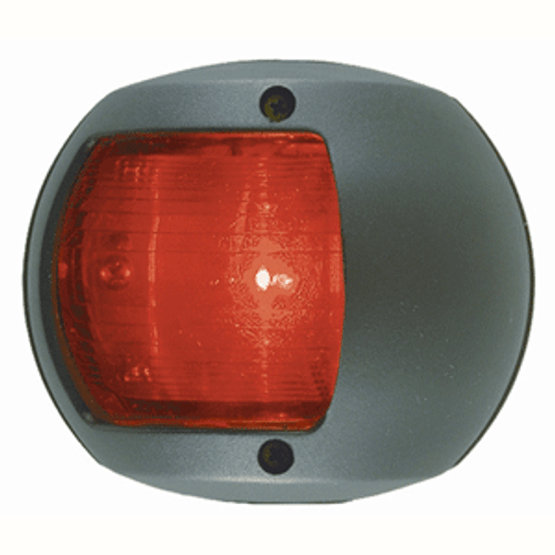 PERKO LED SIDE LIGHT - RED - 12V - BLACK PLASTIC HOUSING