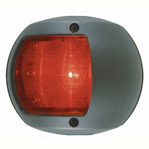 Perko LED Side Light - Red - 12V - Black Plastic Housing - US Boating Marine Supplies