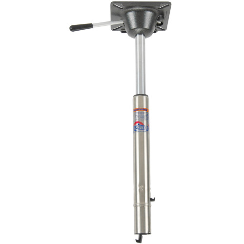 Springfield Spring-Lock™ Power-Rise Adjustable Sit-Down Post - Stainless Steel - US Boating Marine Supplies