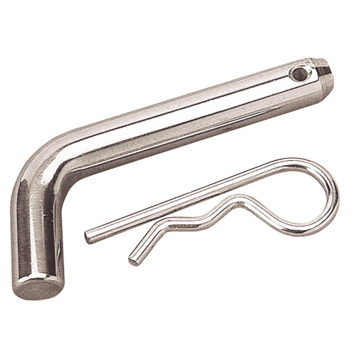 Sea-Dog Zinc Plated Steel Receiver Pin w/Clip - US Boating Marine Supplies