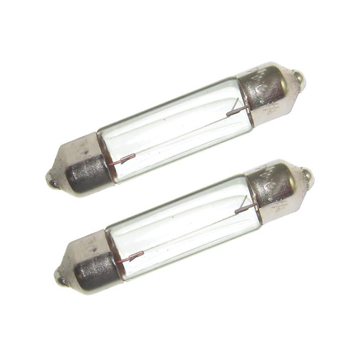 Perko Double Ended Festoon Bulbs - 12V, 10W, .80A - Pair - US Boating Marine Supplies