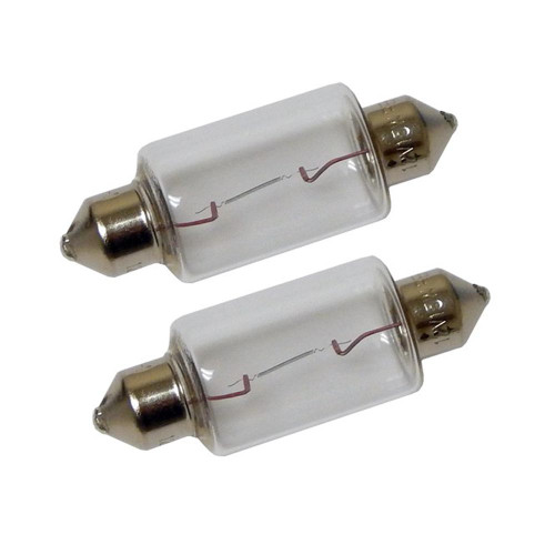 Perko Double Ended Festoon Bulbs - 12V, 15W, .97A - Pair - US Boating Marine Supplies