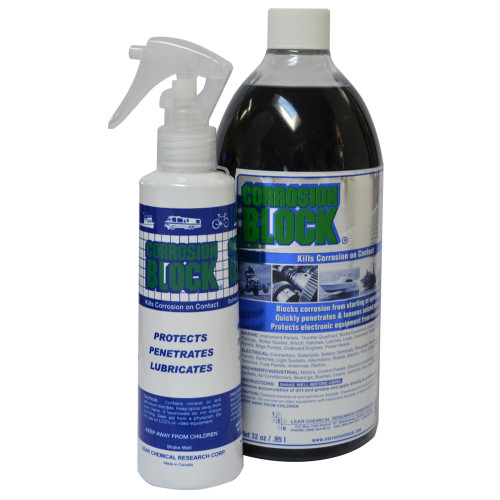Corrosion Block 32oz Bottle w/Pump - Non-Hazmat, Non-Flammable & Non-Toxic - US Boating Marine Supplies