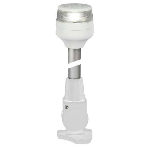 Hella Marine NaviLED 360 Compact All Round Lamp - 2nm - 24" Fold Down Base - White - US Boating Marine Supplies