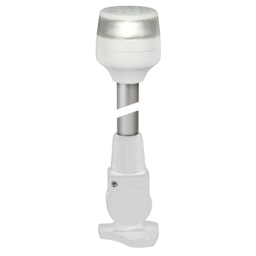 Hella Marine NaviLED 360 Compact All Round Lamp - 2nm - 12" Fold Down Base - White - US Boating Marine Supplies