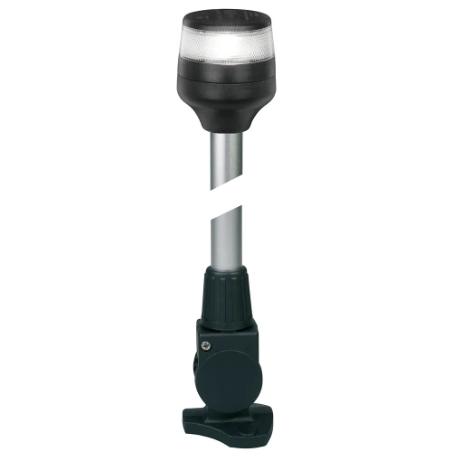 Hella Marine NaviLED 360 Compact All Round Lamp - 2nm - 40" Fold Down Base - Black - US Boating Marine Supplies