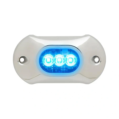 Attwood LightArmor HPX Underwater Light - 3 LED & Blue - US Boating Marine Supplies