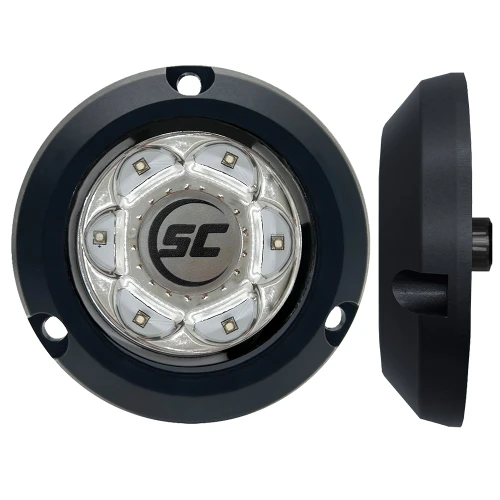 Shadow-Caster SC2 Series Polymer Composite Surface Mount Underwater Light - Great White - US Boating Marine Supplies