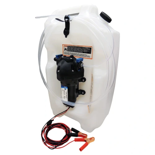 Jabsco Flat Tank Oil Changer System - 3-1/2 Gallon Tank - 12V - US Boating Marine Supplies