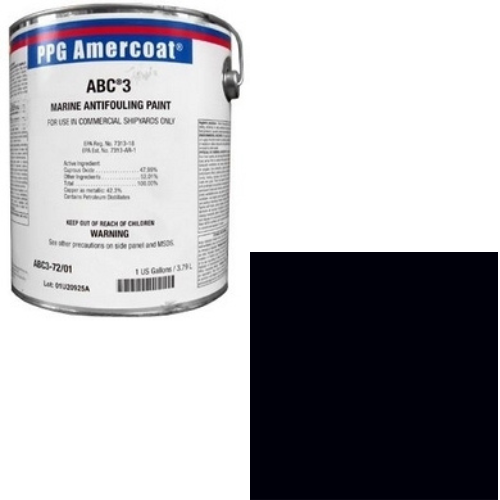 Antifouling Paint - Ameron ABC 3 Self Polishing Antifouling Paint - Black Gallon - US Boating Marine Supplies