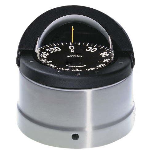 Ritchie DNP-200 Navigator Compass - Binnacle Mount - Polished Stainless Steel/Black - US Boating Marine Supplies