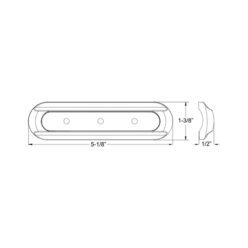 TACO 4-LED Deck Light-Flat Mount-White Housing - US Boating Marine Supplies
