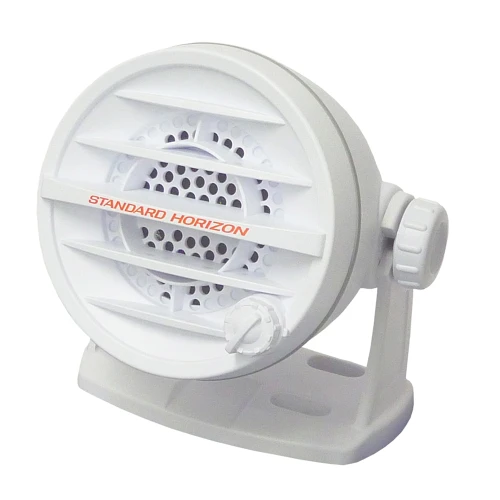Standard Horizon 10W Amplified External Speaker - White - US Boating Marine Supplies