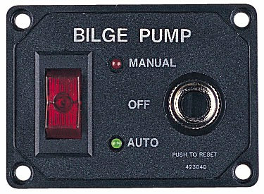 Sea-Dog Bilge Pump Panel With Circuit Breaker (423040-1) - US Boating Marine Supplies