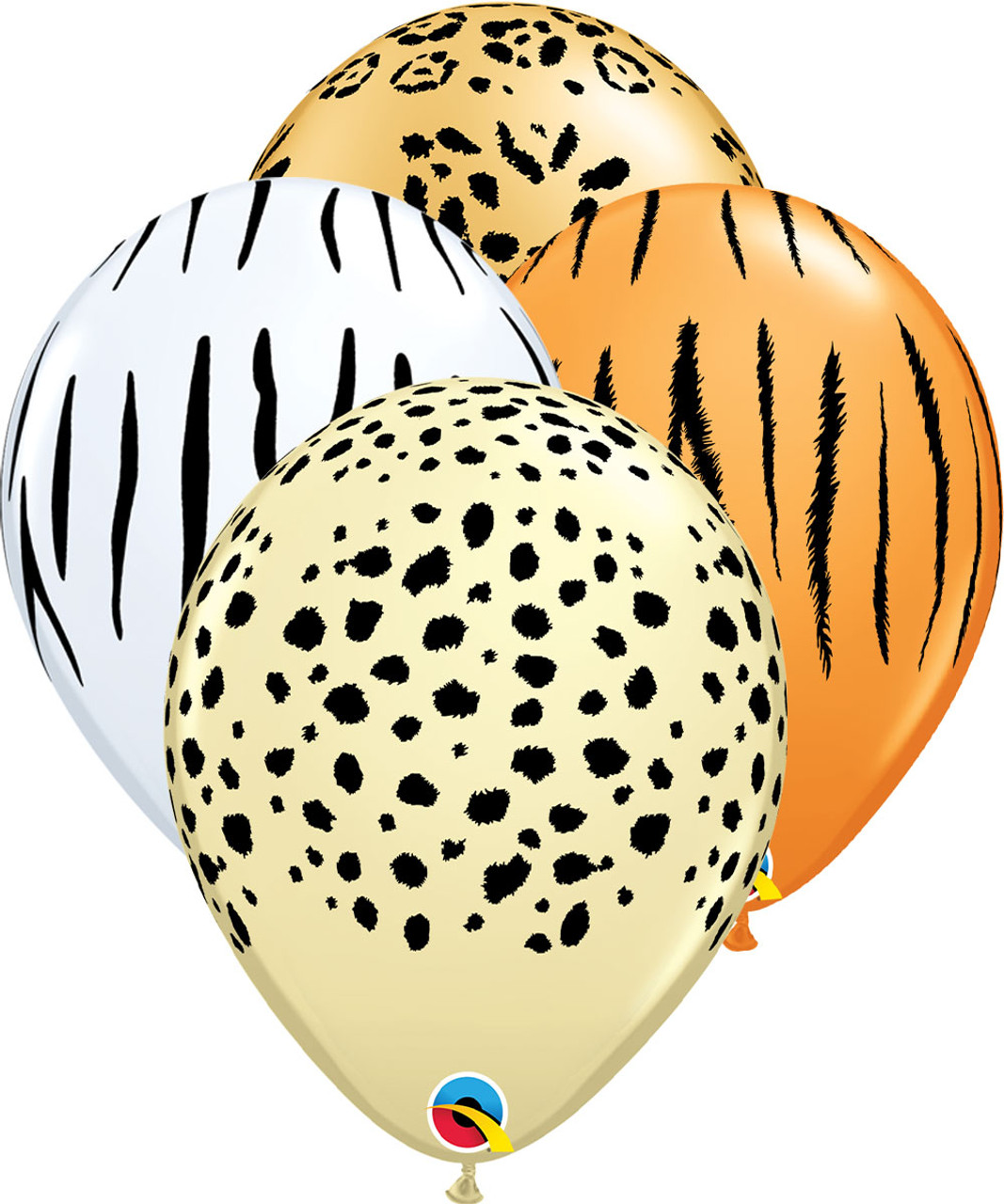 12'' Safari Animal Print Round Latex Balloon - Leopard Spots