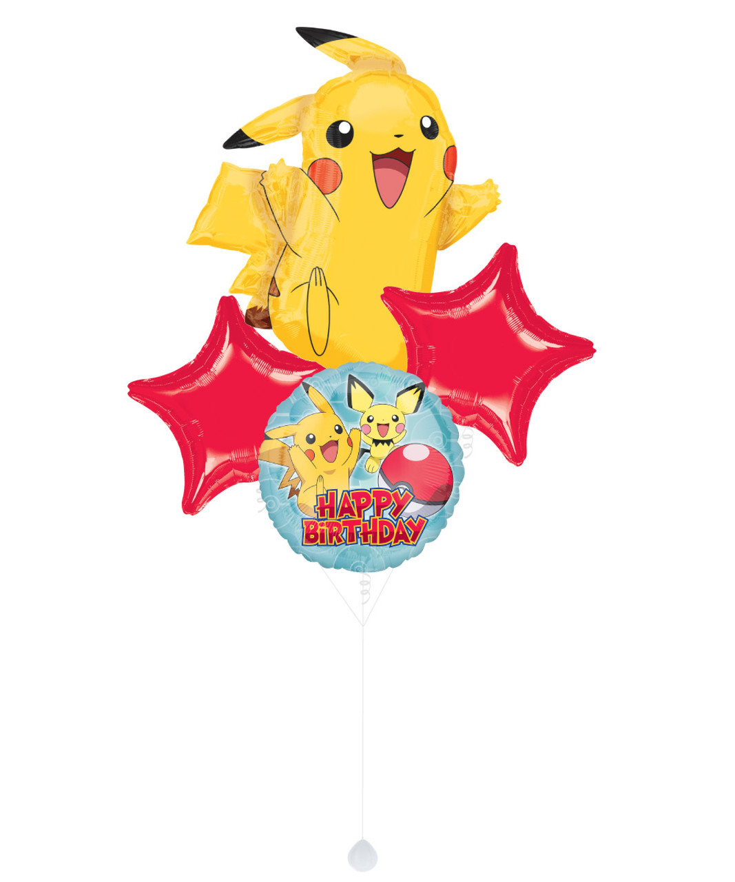 Party: Pokemon] Pikachu Pokemon Happy Birthday Balloons Bouquet