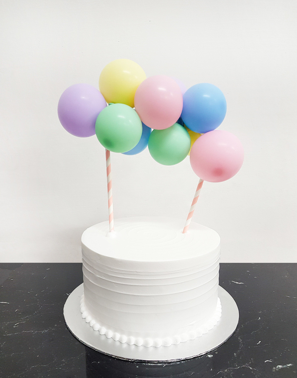 Way to Celebrate! Multicolor DIY Mini Latex Balloon Arch Cake Topper Kit,  23pcs - Walmart.com