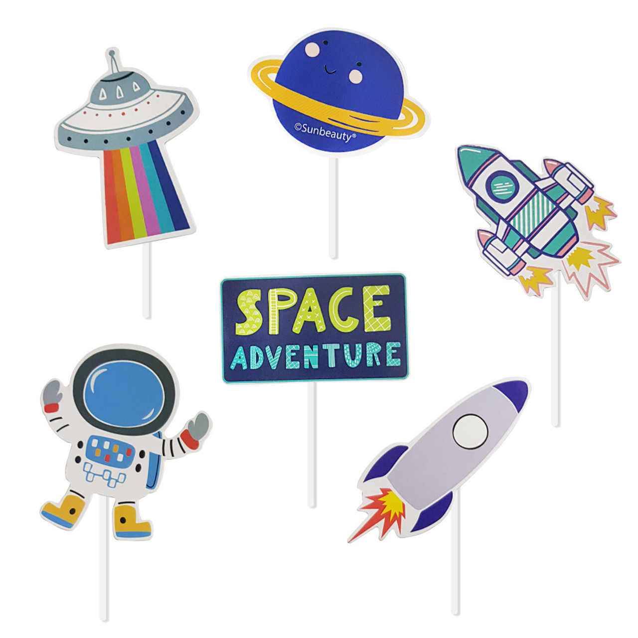 Printable Space Cake Topper Space Centerpieces Space Birthday Party Ga -  Design My Party Studio